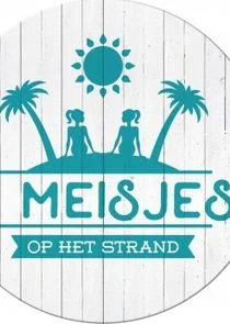 2 Meisjes op het Strand Poster