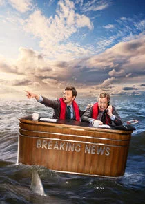 Póster de Breaking News med Filip och Fredrik
