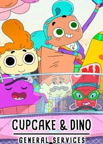 Plakat Cupcake & Dino - General Services