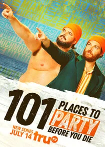 Plakat 101 Places to Party Before You Die