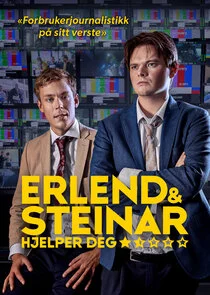 Póster de Erlend og Steinar hjelper deg