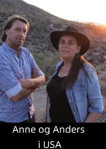 Plakat Anne og Anders i USA