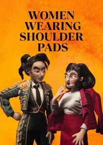Women Wearing Shoulder Pads poster