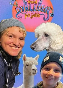 Plakat Med dyrlegen pÄ‚Ä„ jobb