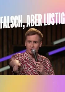 Plakat Falsch, aber lustig