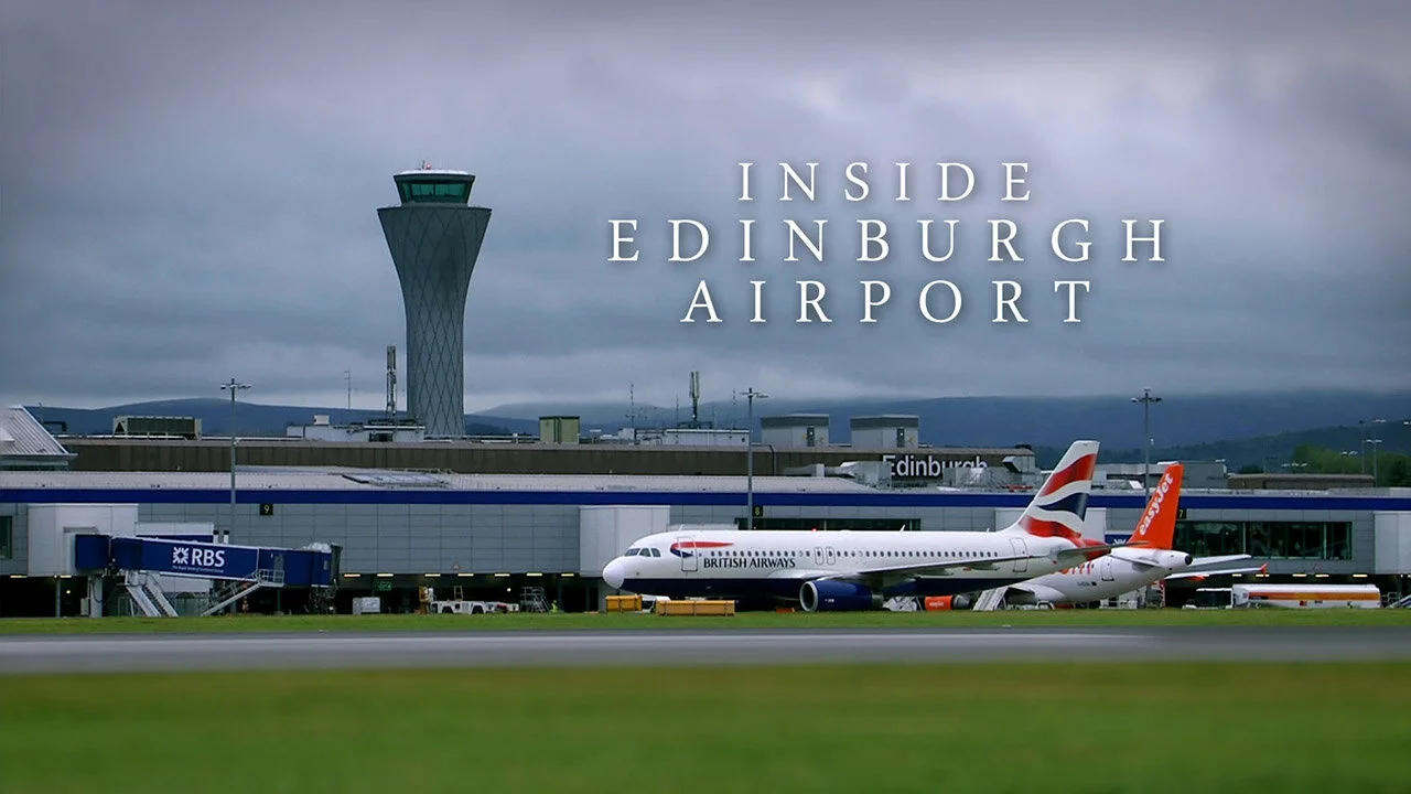 Inside Edinburgh Airport