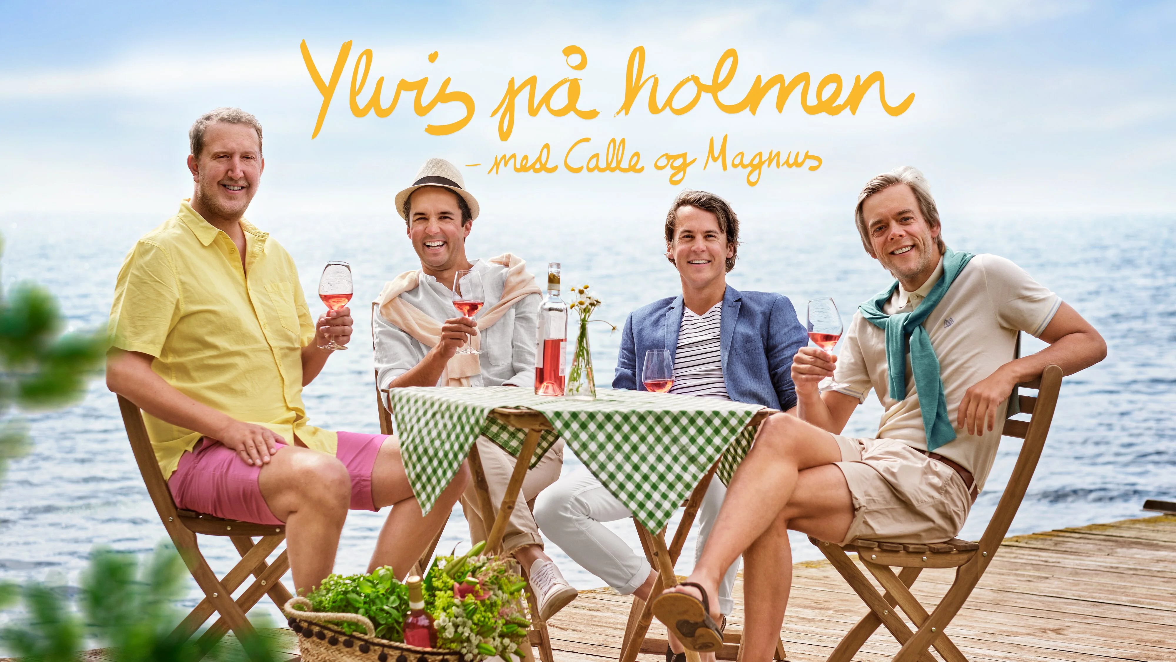 Ylvis pĂĄ holmen med Calle og Magnus