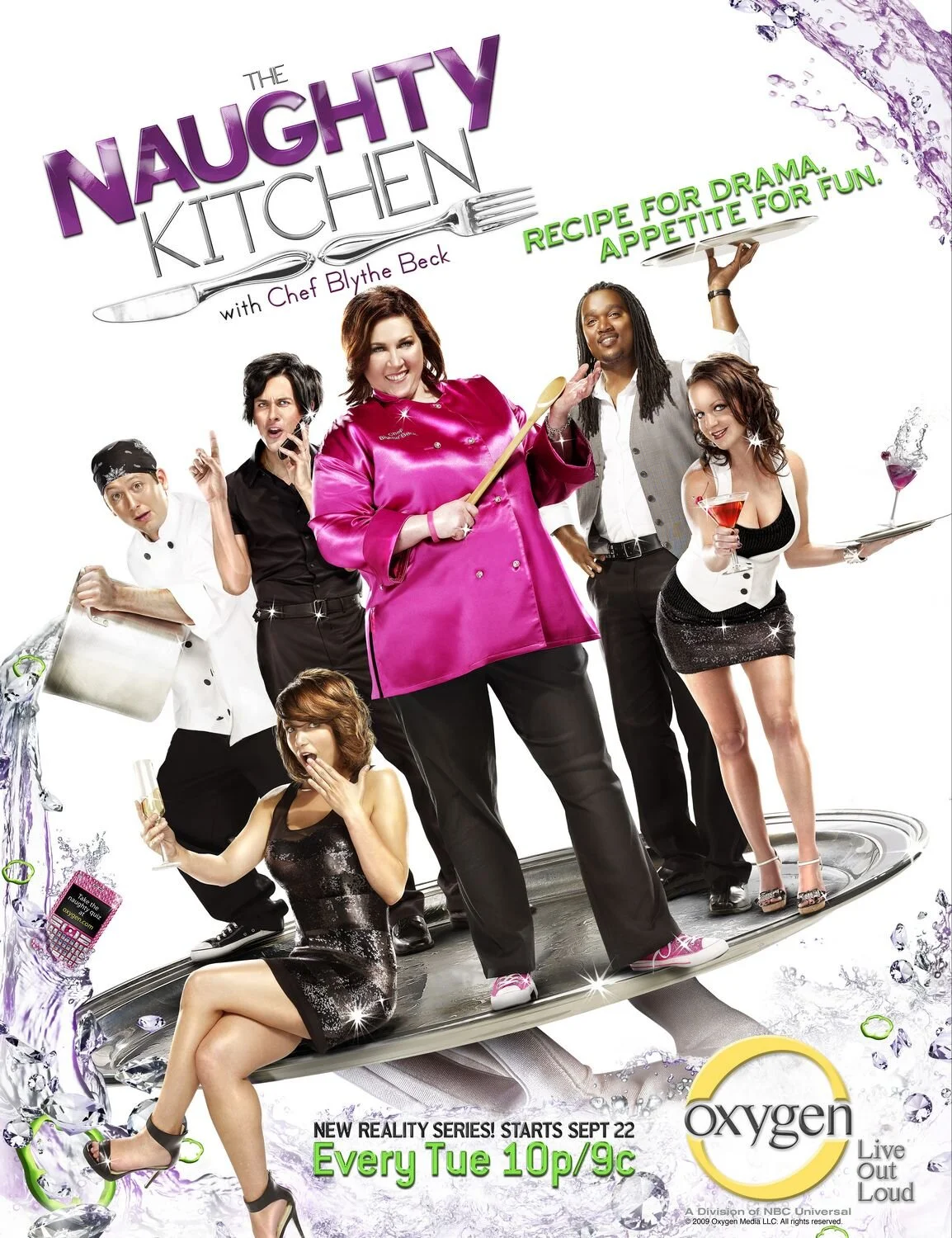 Plakat The Naughty Kitchen with Chef Blythe Beck