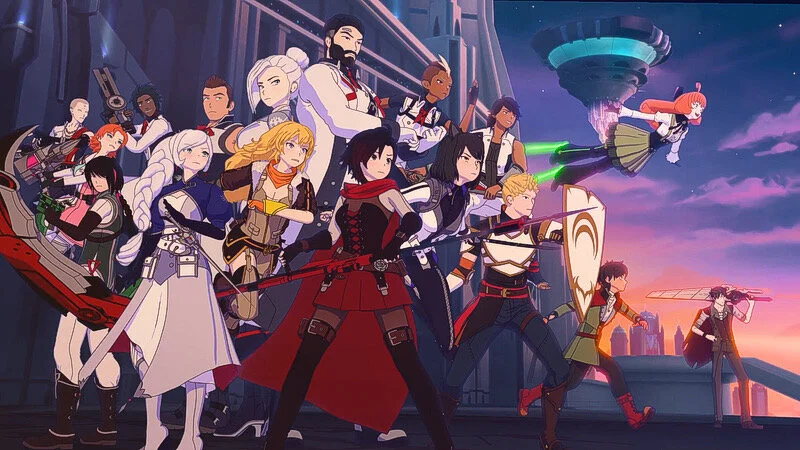 Ruby Rose, Weiss Schnee, Blake Belladonna & Yang Xiao Long