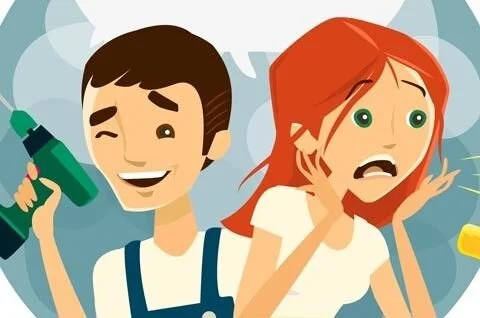 Hjelp, han pusser opp!