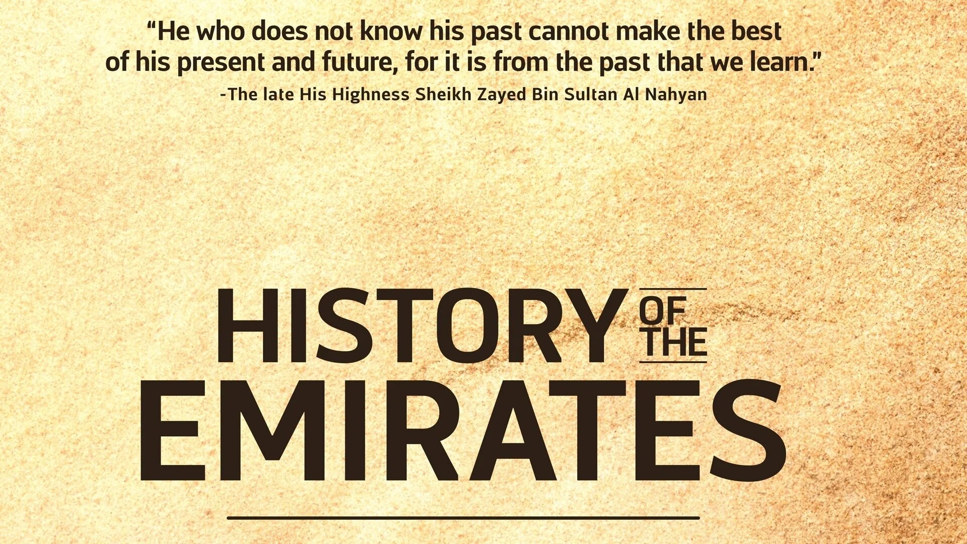 History of the Emirates