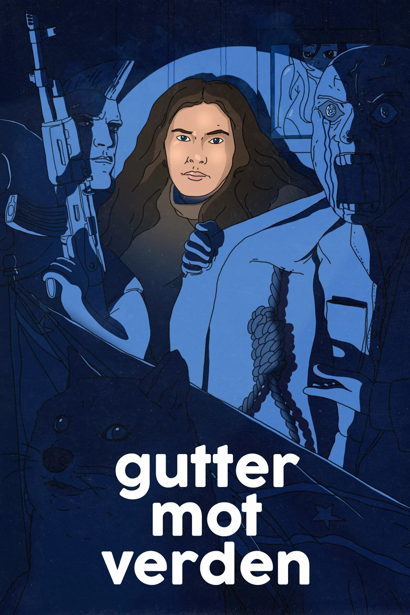 Gutter mot verden poster