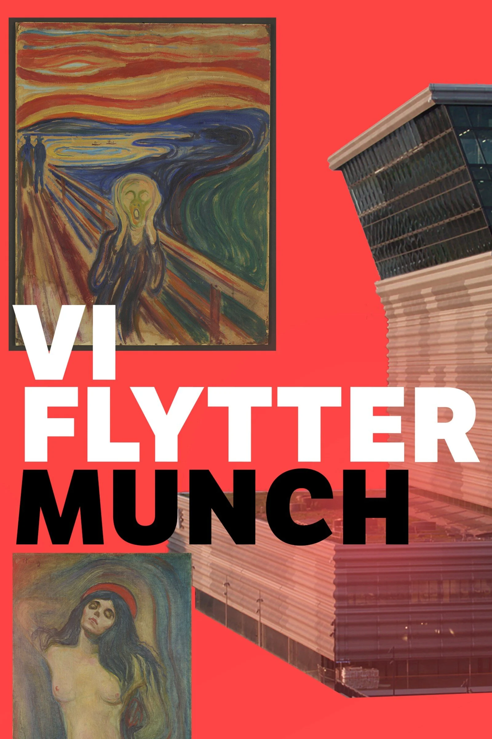 Vi flytter Munch poster