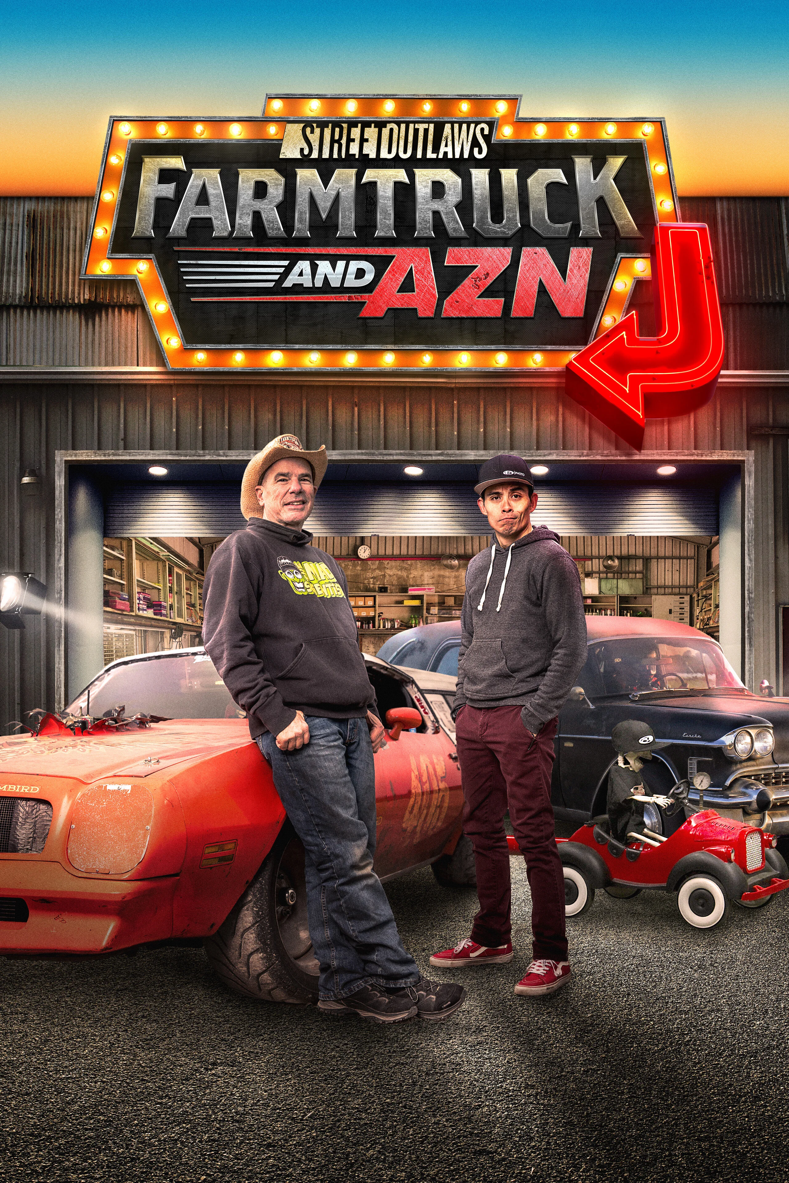 Street Outlaws: Farmtruck and Azn poster