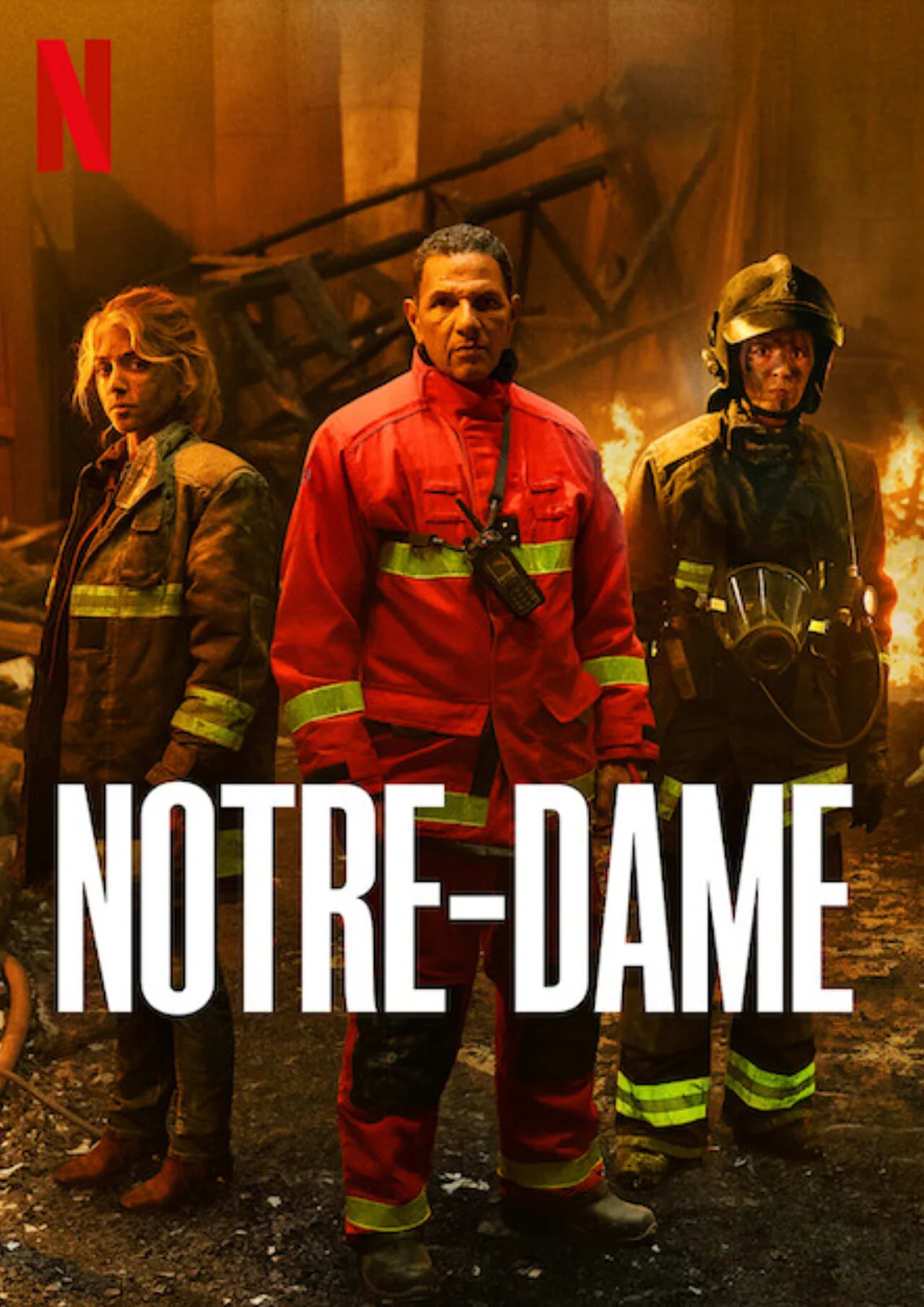 Plakat Notre-Dame, la part du feu