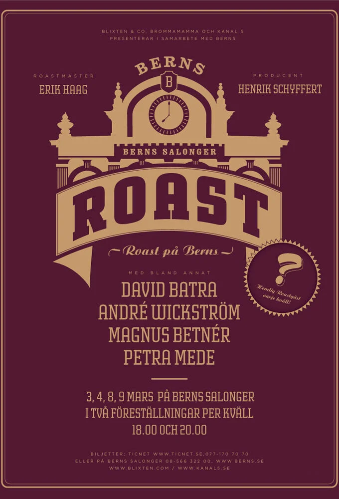 Pôster de Roast pÄ‚Ä„ Berns