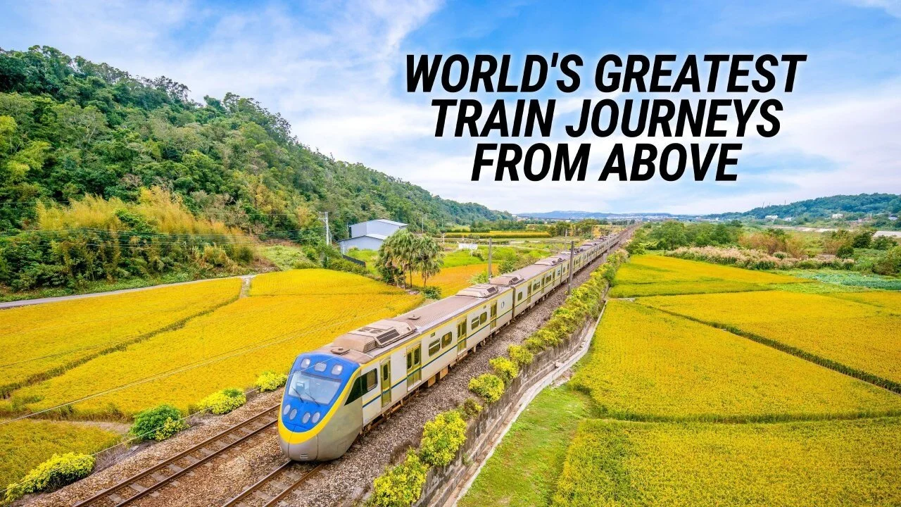 World's Greatest Train Journeys from Above