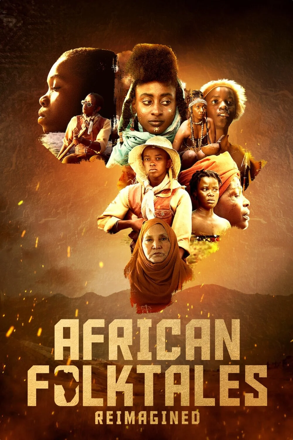 Póster de Cuentos tradicionales africanos revisitados
