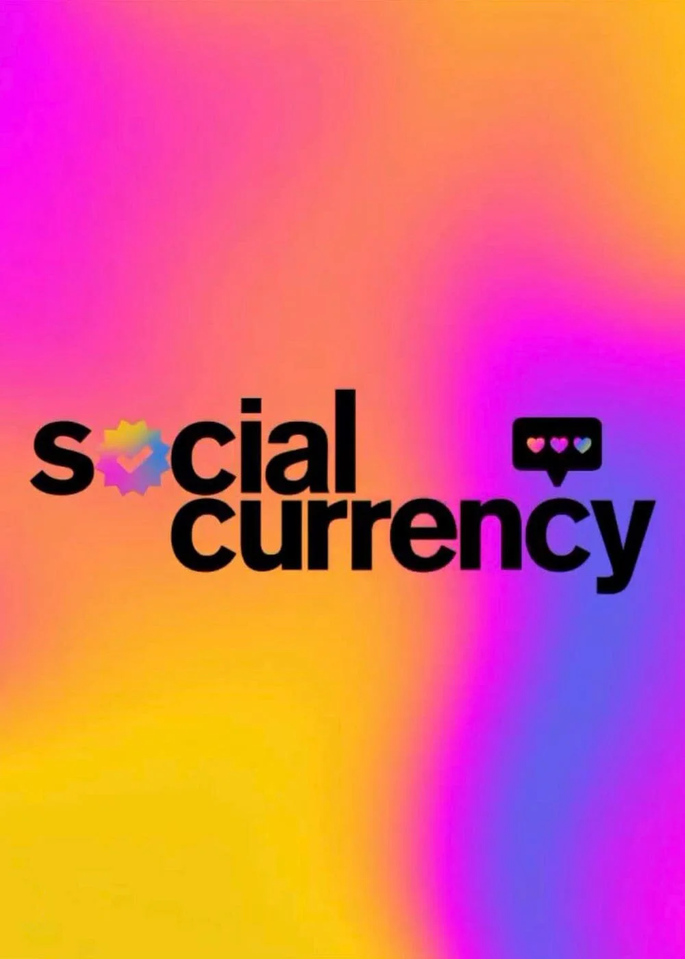 Plakat Social Currency