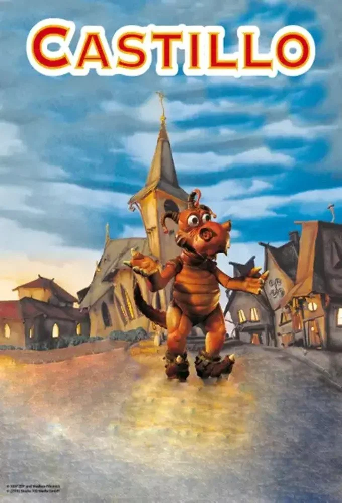 Póster de Castillo - Ein Drache mischt das Mittelalter auf