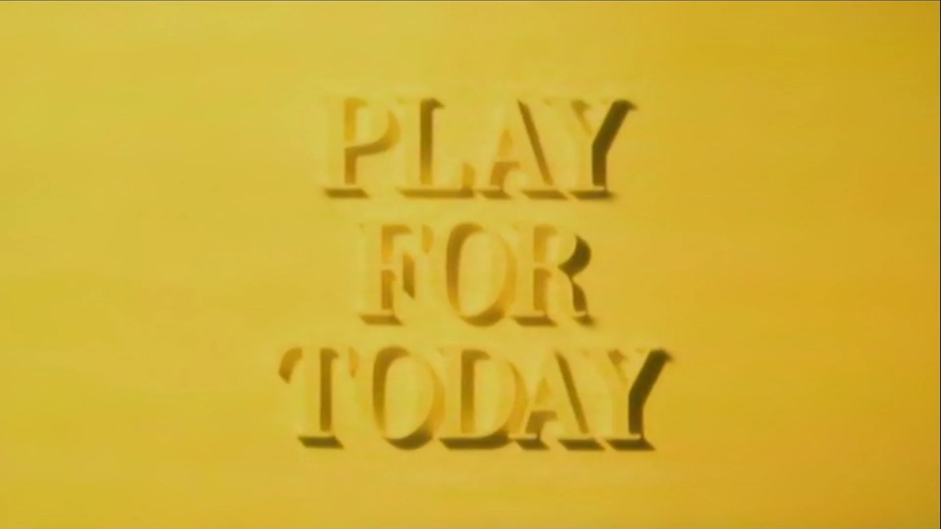 Play for Today