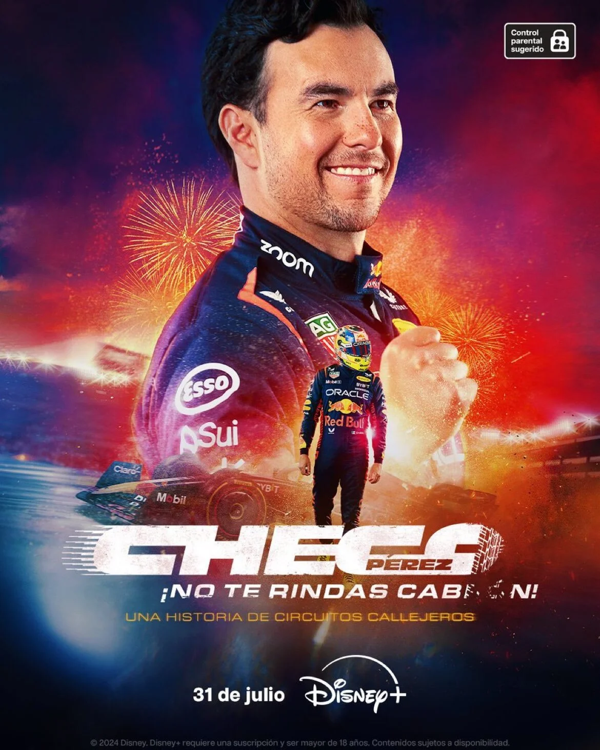 Checo PÄ‚Â©rez: Ă‚Ë‡No te rindas, cabr#n! afişi