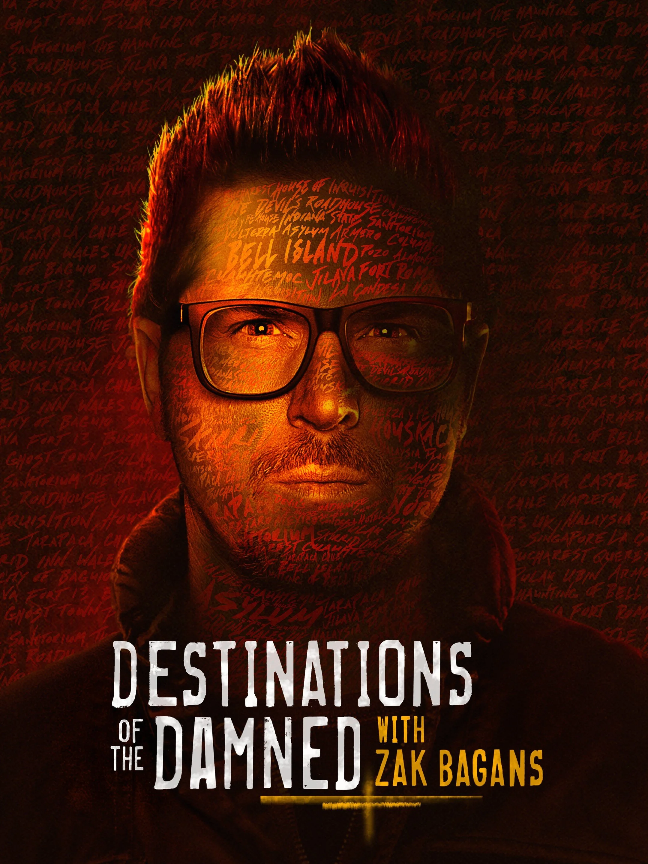 Póster de Destinos malditos con Zak Bagans