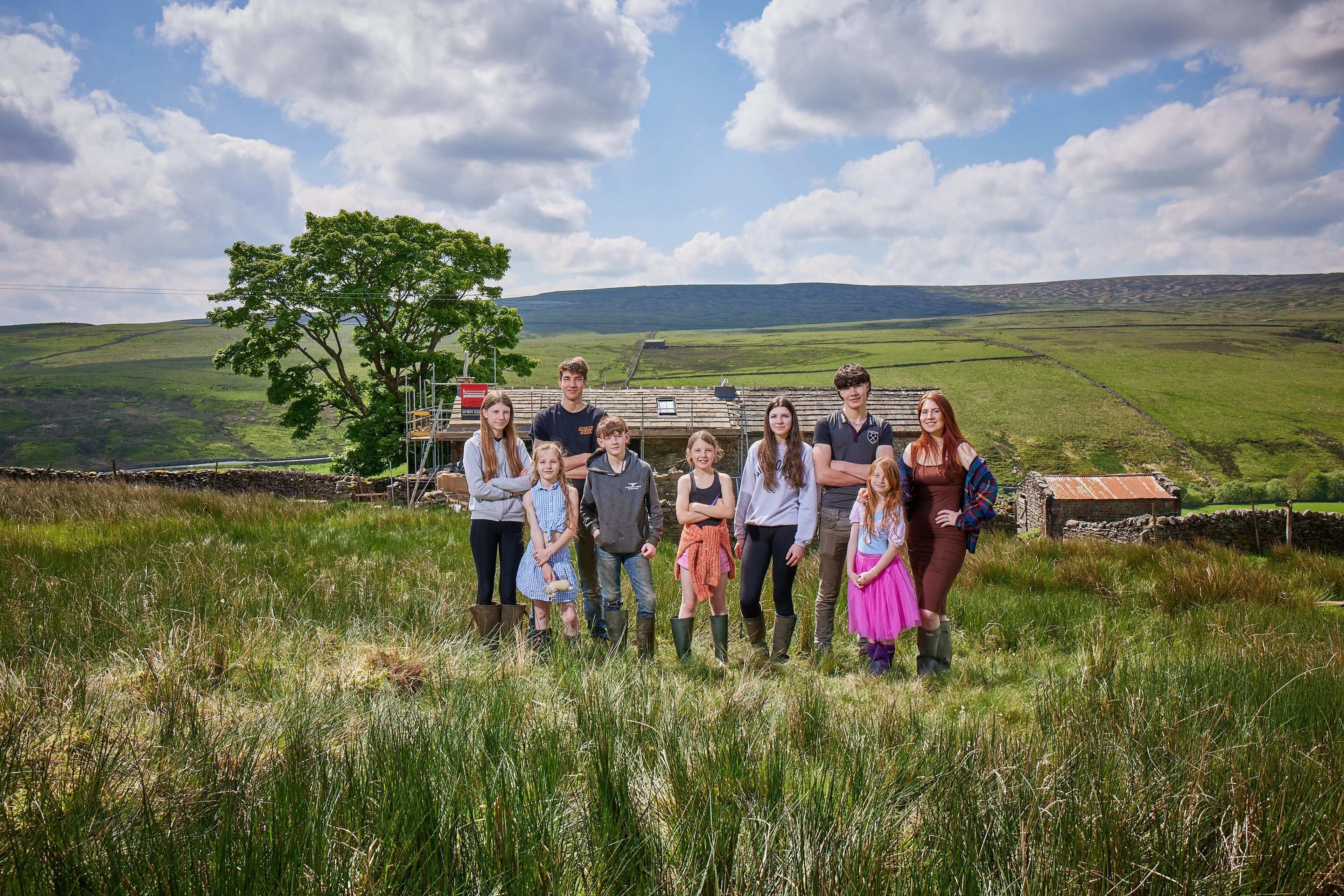 Our Farm Next Door: Amanda, Clive and Kids