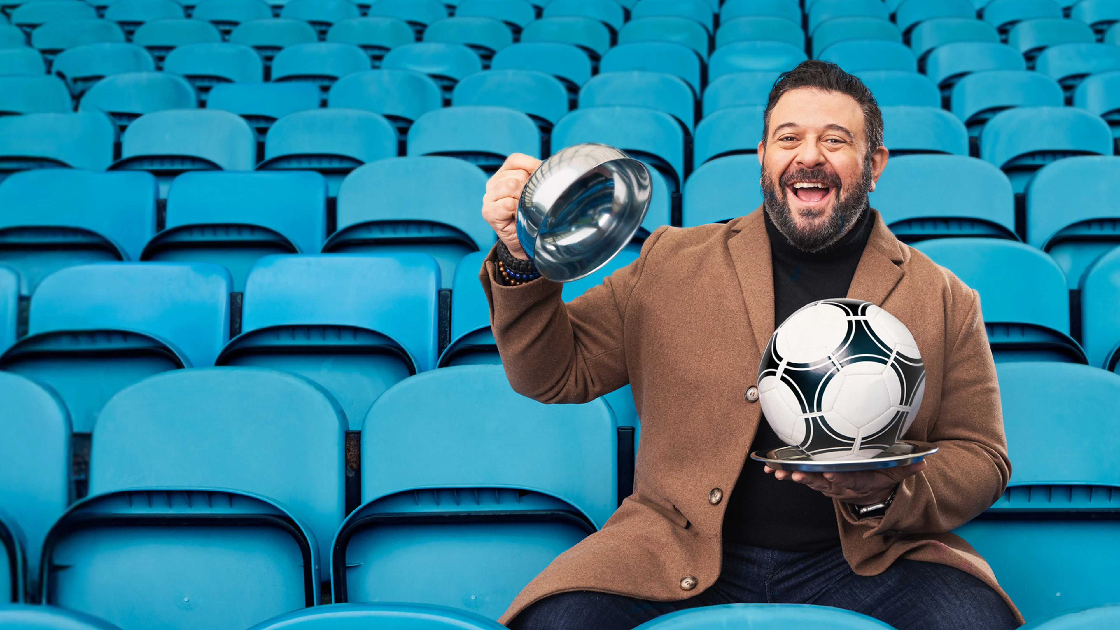Adam Richman Eats Football
