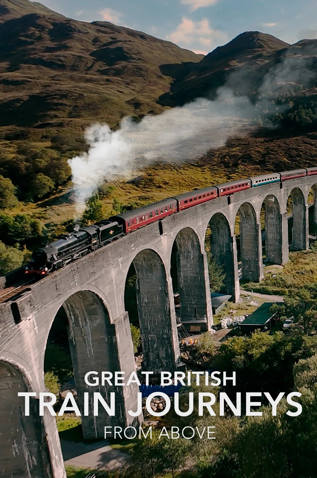 Plakat Great British Train Journeys from Above