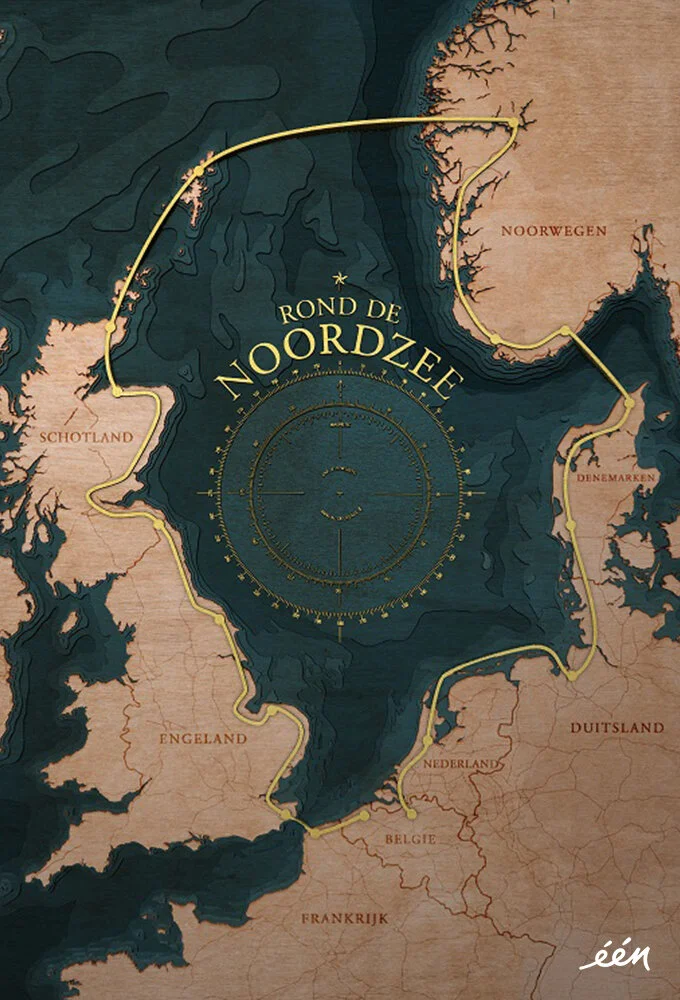 Rond de Noordzee poster