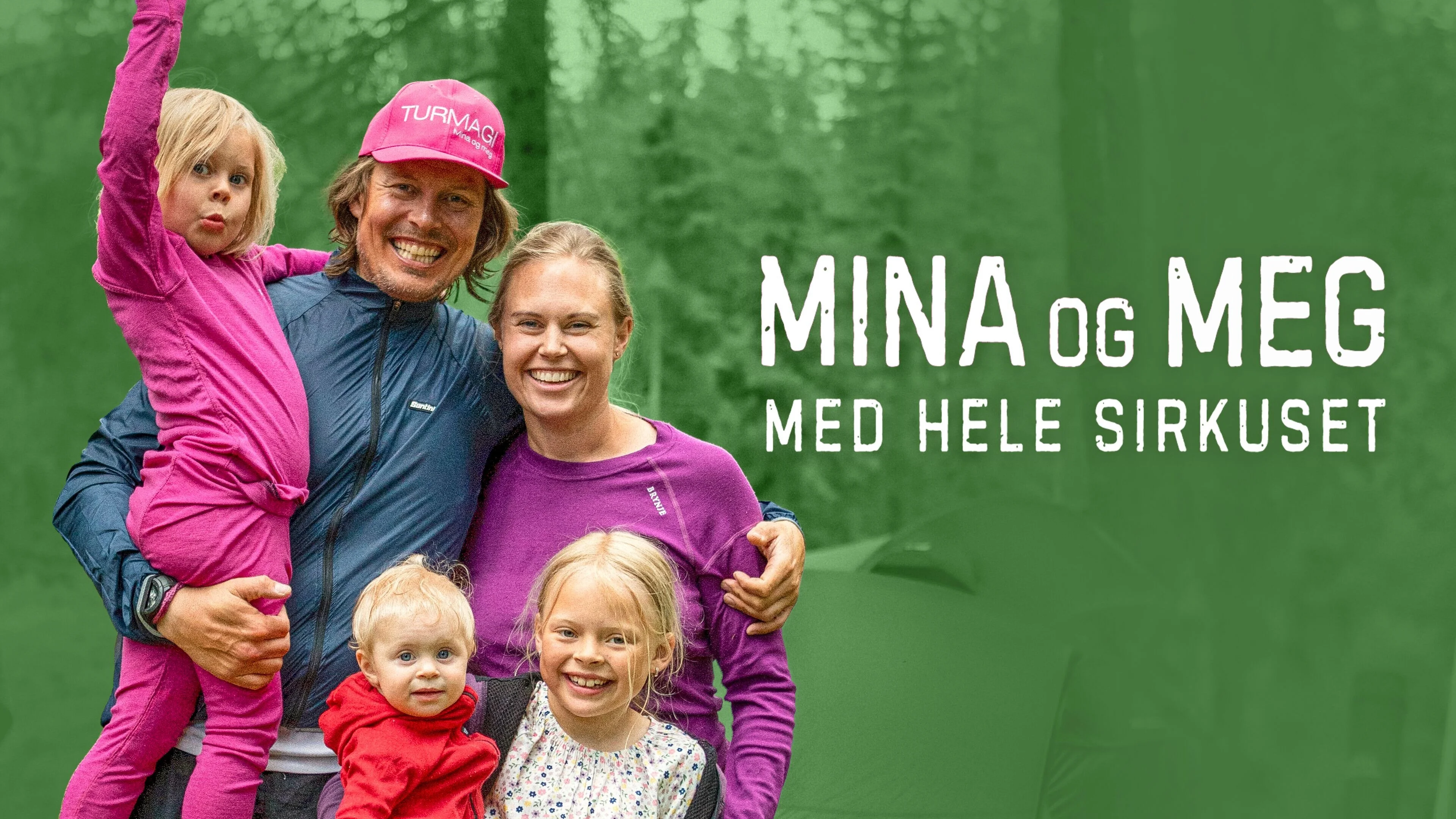 Mina og meg med hele sirkuset